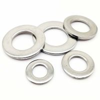 2/5/10/50/100pcs GB97 M1.6 M2 M2.5 M3 M3.5 M4 M5 M6 M8 M10 M12 M14 M16 to M24 A2-70 304 Stainless Steel Flat Washer Plain Gasket