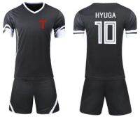 Asia sizes Men &amp; kids oliver atom Lenders Captain Maillots de Foot equipe france Hyuga football shirt set,Mark LeNDERS