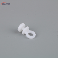 MARBIT 50pcs ม่านราวม่านติดตามร่อนแขวนม่านเครื่องร่อนตะขอแหวนรถไฟ