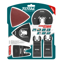 TOTAL ชุดใบตัดสำหรับเครื่องมัลติทูลล์ TAKTMT1502 Multi Tool Blade 15 ชิ้น/ชุด