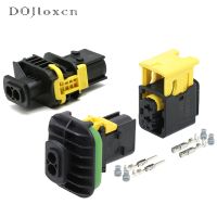 【CW】 1/5/10/20/Sets 2 Pin 3.5 Automotive Tyco Wiring Socket With Rubber Terminals 1 1418483