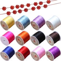 【YF】℡▼∏  60M 0.5-1.2mm Elastic Beading Cord Necklace Stretch Thread String Jewelry Making Diy