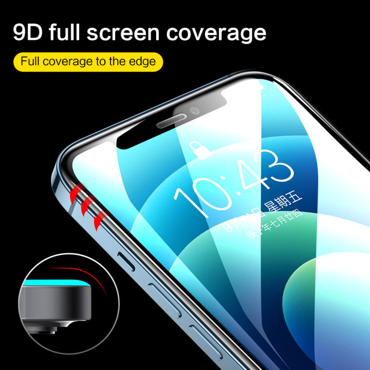 2020ใหม่iphone12-smartdevilคลุมทั้งหมดฝุ่นกระจกเทมเปอร์ฟิล์มป้องกันสำหรับapple-iphone-12-12pro-12promax-iphone-12mini-clearและสีดำ