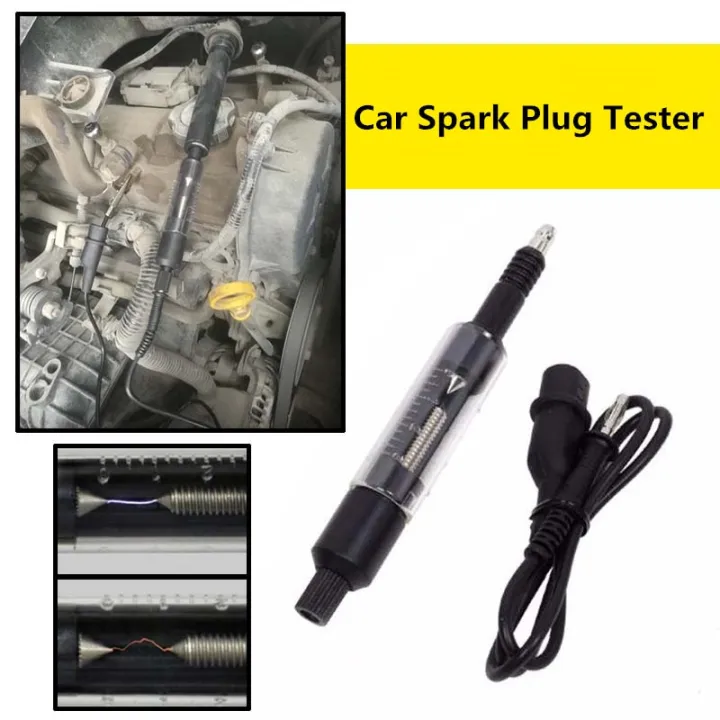 Car Sparking Plug Tester Spark Plug Checker Ignition System Coil Engine