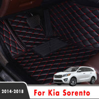 For Kia Sorento 2018 2017 2016 2015 2014 (5 seats) Car Floor Mats Interior Car Waterproof Accessories Decoration Protect Rugs