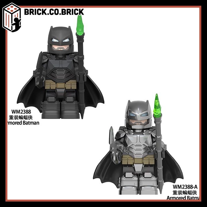 Batman Armored Suit Mới Nhất Đồ chơi Lắp ráp Siêu Anh Hùng Người Dơi  Minifigure WM2388 