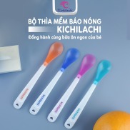 Thìa báo nóng, thìa ăn dặm cho bé thương hiệu Kichilachi