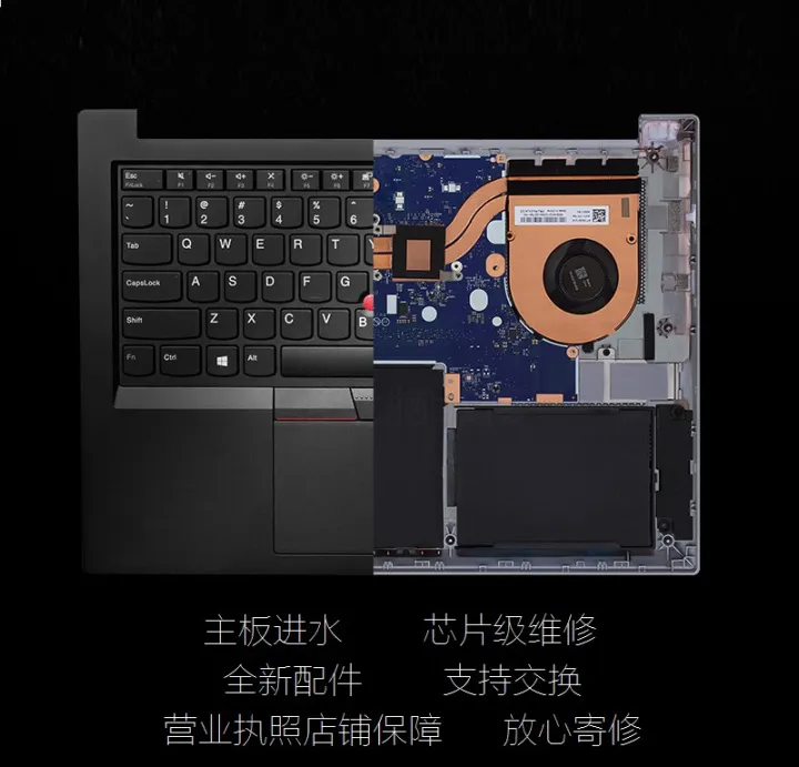 Shenzhen Lenovo notebook computer repair send Thinkpad black screen does  not boot motherboard water keyboard repair | Lazada PH