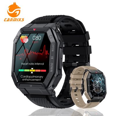 ZZOOI CanMixs 2022 Smart Watch Men Bluetooth Call 350mAh 24H Healthy Monitor Sports watches IP68 Waterproof Smartwatch for Android iOS