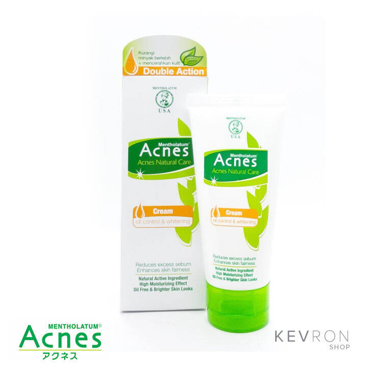 Acnes Natural Care Oil Control & Whitening Cream 40gr Lazada Indonesia