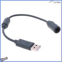 jianzhanqinl สายเคเบิลอะแดปเตอร์แบบแยกช่อง USB คอนโทรลเลอร์แบบมีสายสำหรับ Xbox 360สีเทา23ซม.