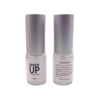 2 Bottles EONBEAUT False Eyelashes Extension Speed Up Glue Booster Silver Cap Wholesale 10ml Make Eyelash Glue Stronger Korea