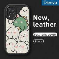 Dienya เคส A22ปลอกสำหรับ Samsung 4G M22 A22 5G A13 A23 A21s หลากสีน่ารักลายไดโนเสาร์สีขาวและสีเขียวบางนุ่มหนังเคสมือถือกันกระแทกเคสกันกระแทกปลอกทนต่อการตกหล่น