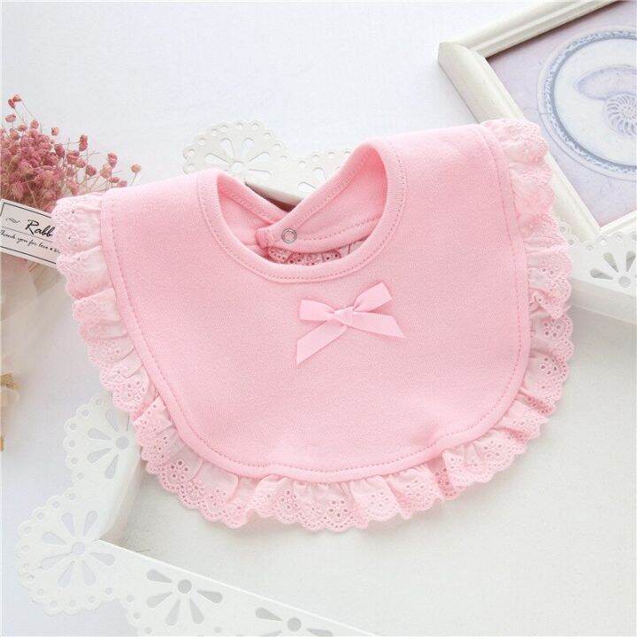 baby-bibs-burp-100-cotton-lace-bow-pink-and-white-bib-baby-girls-lovely-cute-bib-infant-saliva-towels