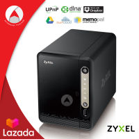 ZYXEL NAS326 2-Bay Personal Cloud Storage (Max 24TB) อุปกรณ์จัดเก็บข้อมูล (NAS) รองรับคลาวด์ รองรับ HDD Sata I-III สูงสุด 2 ลูก รวมความจุสูงสุด 24TB Hot swap ถ่ายโอนข้อมูล 100MB/s หน่วยความจำ DDR3 512MB