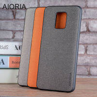 Case สำหรับ Xiaomi redmi Note 9S Note 9 Pro หรูหราแฟชั่นสิ่งทอหนังผิวนุ่ม TPU ข้างฮาร์ดพีซีปกโทรศัพท์สำหรับ Xiaomi redmi Note 9S Note 9 Pro Case การออกแบบใหม่