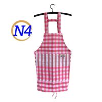 ผ้ากันเปื้อน ผ้าขาวม้า ใส่ทำอาหาร ทำงานบ้าน Thai clothes Apron ราคาถูก ผ้ากันเปื้อน แฟชั่น ผ้ากันเปื้อนแบบผูกหลัง ทางร้านตัดเอง รหัส N