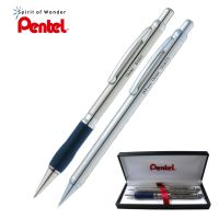 Pentel ปากกาลูกลื่น B460 + ดินสอกด SS475 เพนเทล พร้อมกล่องปากกา