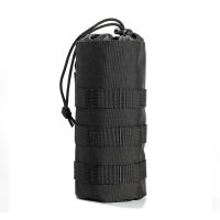 OneTigris MOLLE Water Bottle Pouch Bag Drawstring Nylon Tactical Bottle Holder Hydration H2O Carrier Army Kettle Bag For Outdoor