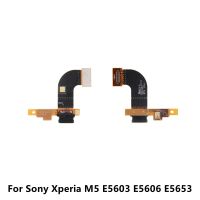 ปลั๊กชาร์จ USB พอร์ต Connecter Flex Cable พร้อมไมโครโฟน Mic อะไหล่สําหรับ Sony Xperia M5 E5603 E5606 E5653