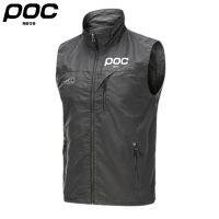 Cycling Vests MOTO POC Windproof Gilet Summer Outdoor Bicycle Sleeveless Windbreaker Motorcycle Jacket Waterproof MTB Clothing