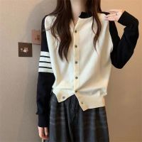 ✵☃ Clothing Cardigan Korean Fashion Sweater Y2k Knitwears New 2023 Office Kawaii Sleeve