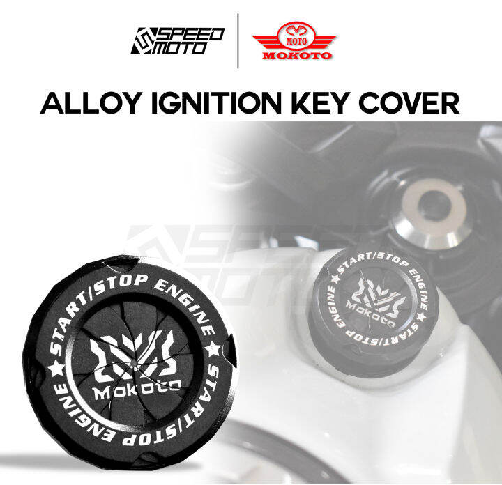 MOKOTO ELITE SERIES IGNITION KEY COVER ALLOY ENGINE KEY COVER UNIVERSAL