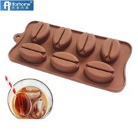 7 Hole Big Coffee Bean Silicone Ice Cube Tray Handmade Silicone Chocolate Mold Polymer Clay Dessert Jelly Making Molds DIY Tool Hand Tool Parts Access