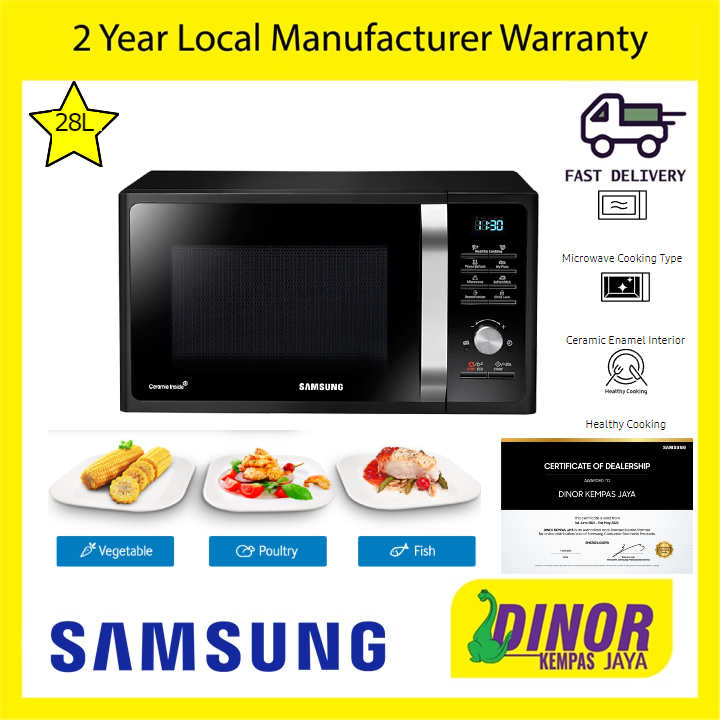 samsung microwave ms28f303tfk