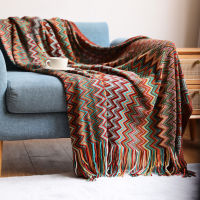 Nordic Knitted Throw Thread Blanket on the Bed Sofa Plaid Travel TV Nap Blankets Soft Towel Bed Plaid Tapestry