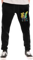 Anime Space Dandy Mens Sweatpants Funny Athletic Joggers Pants Trousers with Drawstring