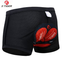 X-tiger Cycling Underwear 5D Gel Pad Cycling Shorts Shockproof Cycling Underpant Bike Underwear Bicycle Shorts For Mens Women