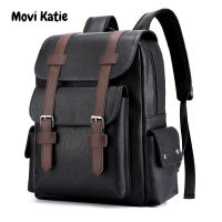 TOP☆Movi Katie Mens Womens Backpack Large Capacity Soft Pu Leather Casual Student School Bag Computer Bag Travel Backpack