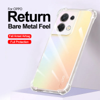 เคสโทรศัพท์แบบใสกันกระแทกสำหรับ OPPO Reno 8T 8Z 8 7Z 7 6Z 6 5 3 2F ที่2Z ค้นหา X5 X3 4G 5G Pro + ฝาหลังเคสโทรศัพท์มือถือขอบซิลิโคน