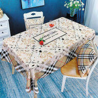 Table Cloth Fabric Waterproof And Anti -Scalding Cotton And Linen Japanese Net Red Student Desk Nordic Coffee Table Tablecloth