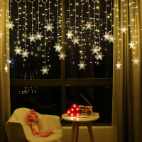 LED Christmas string lights Curtain Fairy Lights Garland Led Wedding Party Christmas For Window Home Outdoor Decor