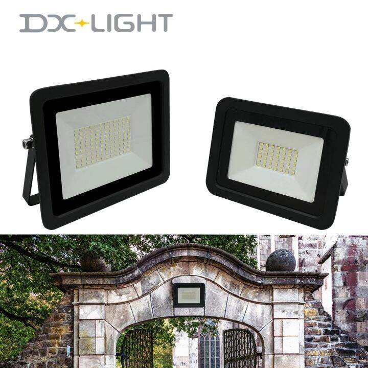 dx-light-ไฟฟลัดไลท์-led-10w-20w-30w-50w-100w-คุณภาพสูงสปอตไลท์ไฟ-led-สว่างมากโคมไฟกันน้ำ-ip68