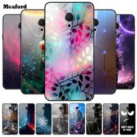 For Meizu 15 Lite Case M15 Tempered Glass Hard Back Cover For Meizu Note 8 9 V8 16T 16S 16XS X8 V8 Case Fundas Capa 15Lite Note8