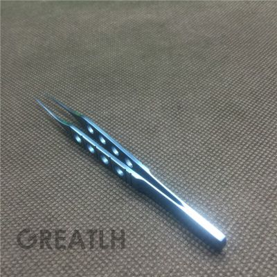 85Mm  Titanium Straight Toothed Forcep  Ophthalmic Eye Surgical Instrument Sale