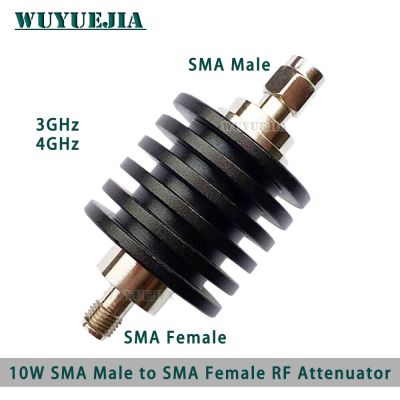 10W SMA Type Male Plug to Female Jack Connector RF Attenuator DC-3Ghz/4Ghz RFcoaxial Power 50ohm 1db2db3db10db15db20db30db40db Electrical Connectors
