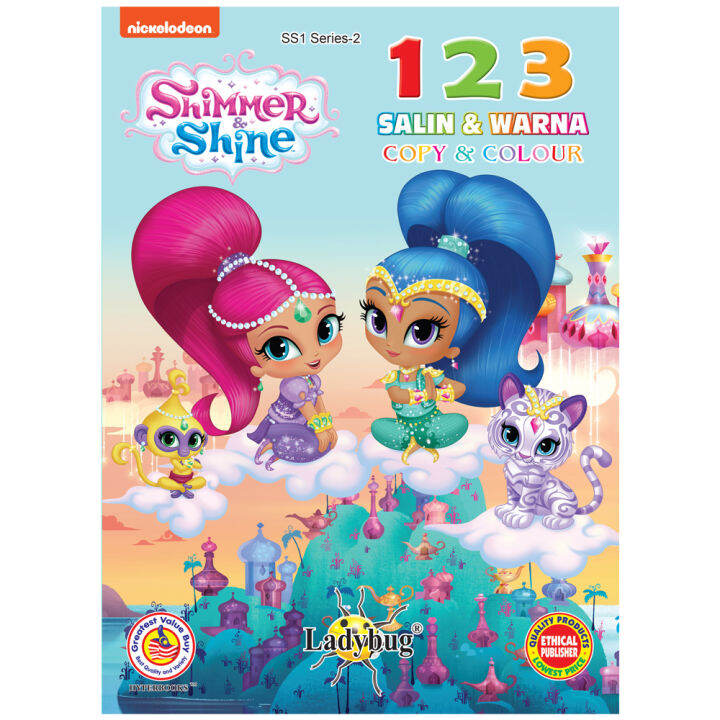 Shimmer Shine 123 Copy & Colour SS1 SERIES 2 | Lazada