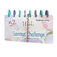 Savings Binder Planner 52 Week Savings Challenge Reusable Budget Book with Cash Envelopes Book Envelope