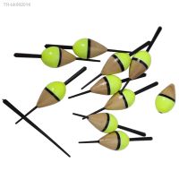 ❀ 10Pcs Fishing Bobber Cork Float Double-Color Pesca Lighted Balsa Buoy Wood 1.5g 8.3cm Floats Tackle Accessories