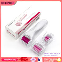 0.25มม. 3 In 1ลูกกลิ้งนวดหน้าเดอร์มาลูกกลิ้งไทเทเนียมเครื่อง Microneedle สำหรับการดูแลผิวและรักษาร่างกาย