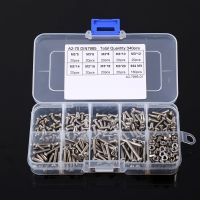 Screws and Nuts 340pcs M3 Stainless Steel Screws and Nuts Assortment Kit Set Pan Head for Machinery Furniture Repair DIY Inventions