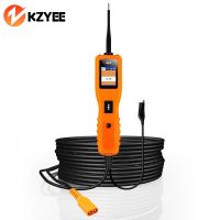 KYZEE KM10 ชุดตัวทดสอบวงจร12V 24V แรงดันไฟฟ้าแบบบูรณาการเครื่องตรวจสอบกำลังไฟพลังงาน DC/AC ระบบไฟฟ้ารถยนต์เครื่องทดสอบแบตเตอรี่เครืองมือทดสอบการวิเคราะห์ยานยนต์