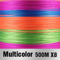 500m Braided Fishing Line Super Power PE Fiber Line 8 Strands Multifilament Fishing Line Carp Fishing 22 31 41 50 60 72 88 LB