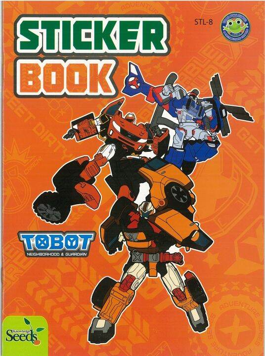 Pre-School Kids Book - Buku Kanak-Kanak Pra-sekolah - TOBOT STICKER ...