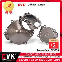 [HOT 2023] CVK ฝาปิดเครื่องยนต์มอเตอร์ที่คลุมมอเตอร์ CrankCase ขดลวดเครื่องกำเนิดด้านข้างเปลือกปะเก็นสำหรับ KAWASAKI ZX-10R ZX10R ZX 10R ZX1000 2004 2005