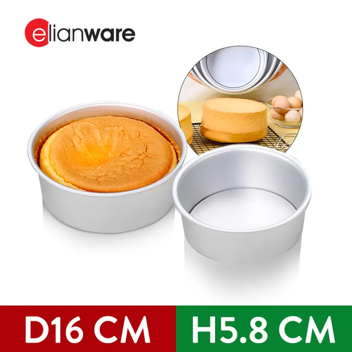 Aluminium Round Deep Cake Tin Bakery Kek Acuan Kuih Loyang Lazada